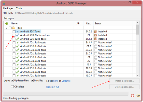 install-sdk-platform-tools