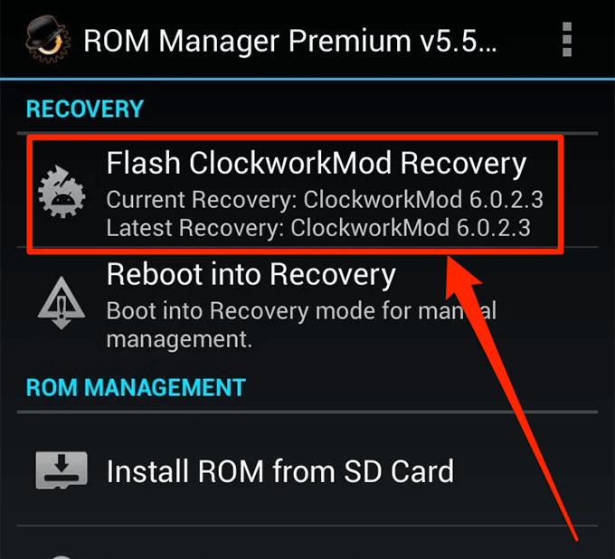 cwm recovery mode free download