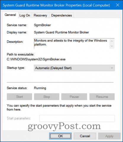 System Guard Runtime Monitor Broker (SgrmBroker) Details