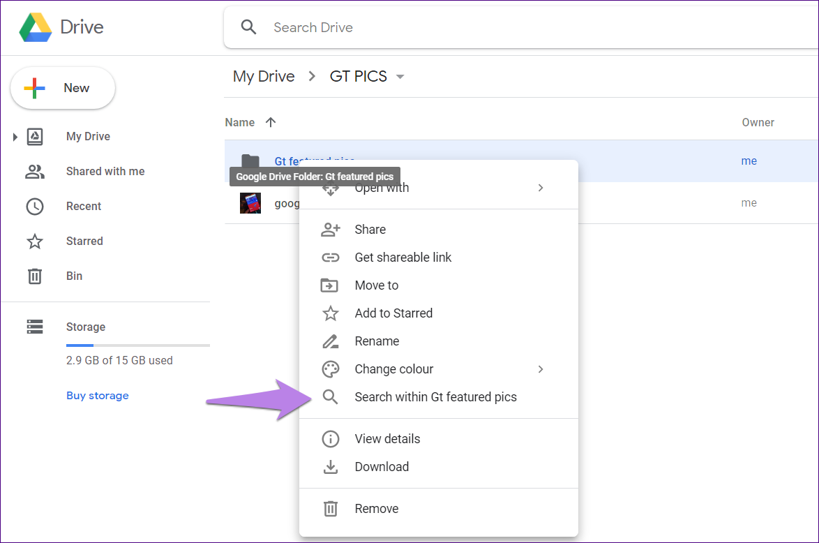 Google drive folder tips tricks 17