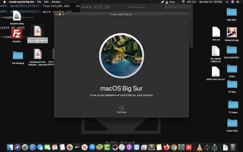 emacs for mac big sur